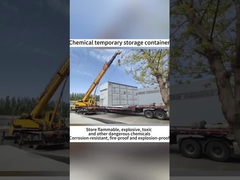 What type of containers are suitable for storing flammable and explosive chemicals?*