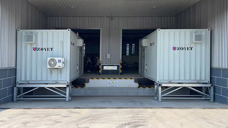Highly Corten Steel Modular Data Center Container Customized Doors Type