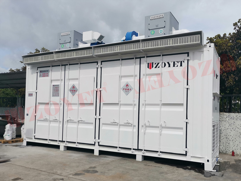 Charging Rackable Containers Explosion-Proof Battery Charging Container with Monitoring