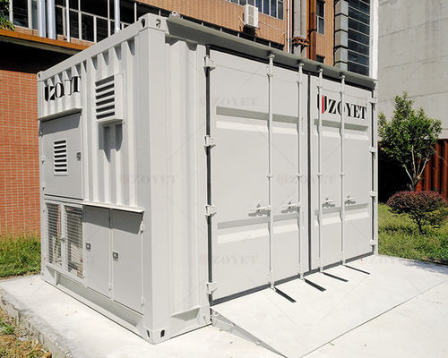 Modular Design Outdoor Gas Cylinder Storage Container with Central Control Room Monitoring and Q235B/SPHC Material