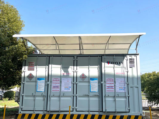 Customized Capacity Outdoor Battery Charging Container With Fire Resistant Construction And Intelligent Temperature Regulation