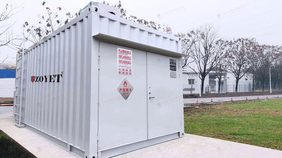 Q235B Solar Powered Shipping Container 20 Ft High Cube Side Door Container