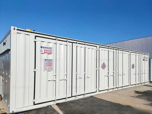 UV Resistant Outdoor Gas Cylinder Storage Container with Double-Layer Insulation and Customizable Capacity