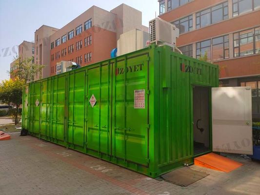 Spacious Customized Metal Freight Containers Q235B / SPHC High Demand