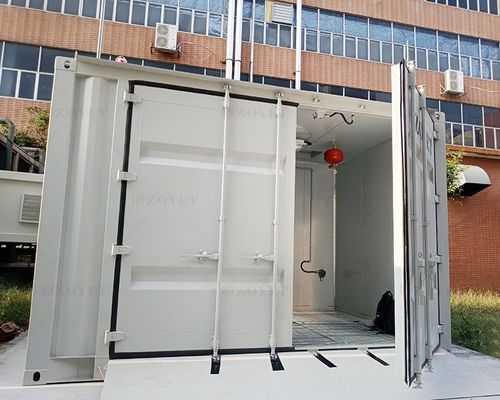 2-Hour Fire Rated Climate Resistant Modular Container To Store Batteries For Outdoor
