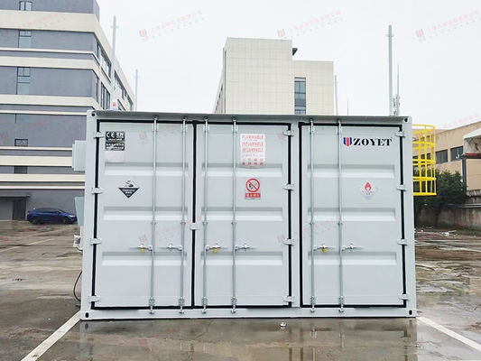 Double Walled Customized Bitumen Container Shipping With Secure Door