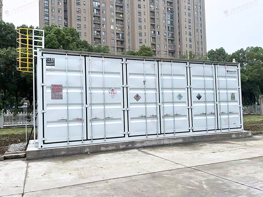 Factory's Latest 20ft Corten Steel Shipping Container Dangerous Goods Storage for Chemicals