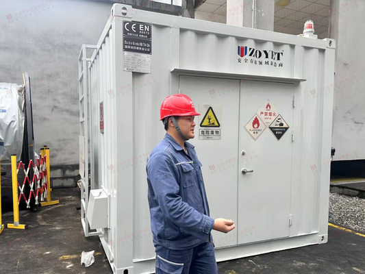 Custom Hazmat Container for Chemical Storage with Fireproof Design